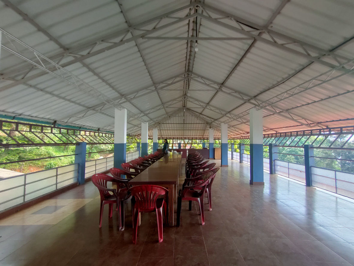 300-capacity conference hall